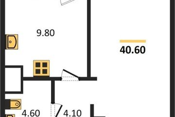 Фото №1: 1-комнатная квартира 42 м², 1/8 эт. - Краснодар, мкр. жилой комплекс Югге,