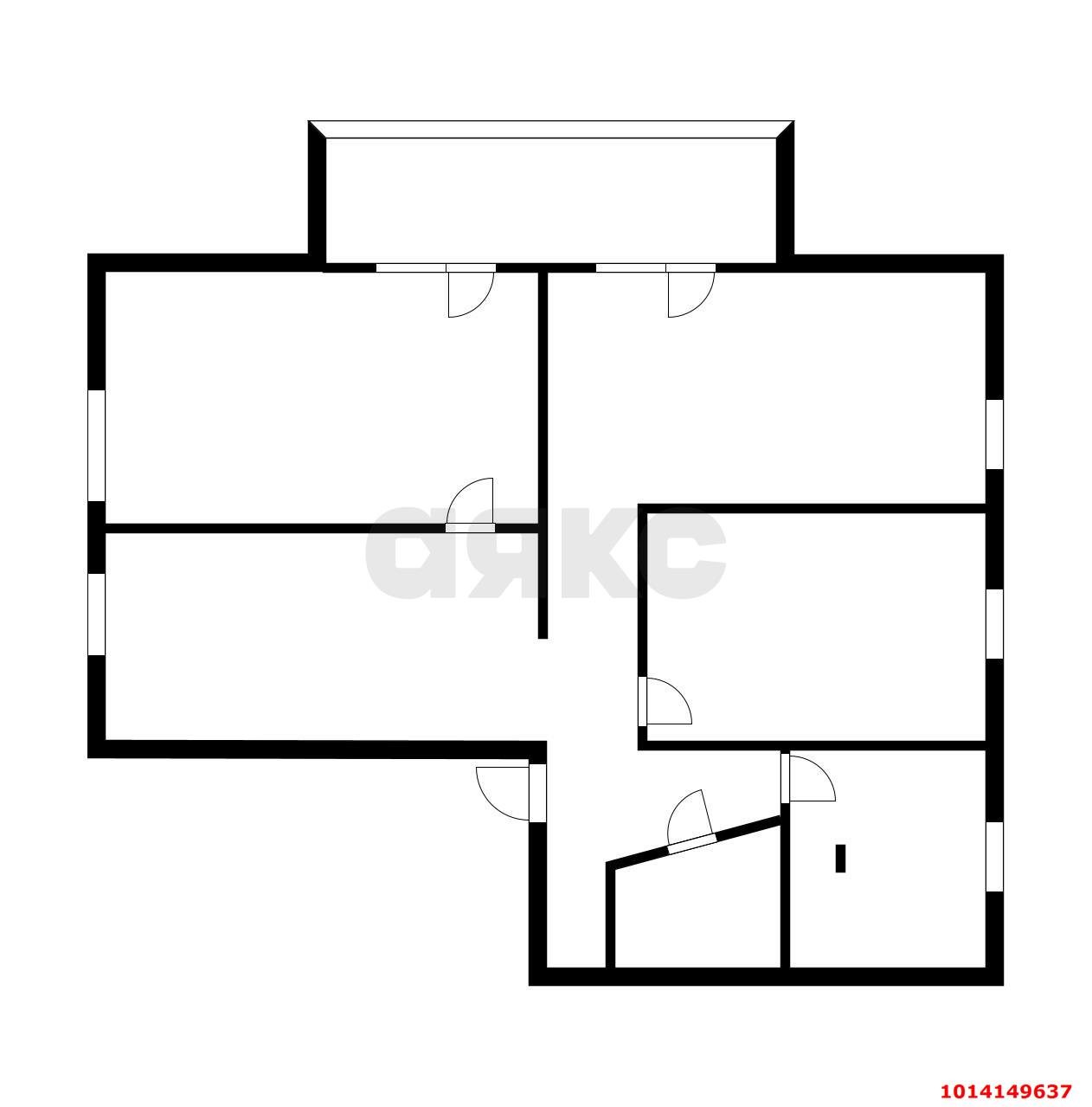 Фото №11: 3-комнатная квартира 61&nbsp;м², 4/5&nbsp;эт. - Энем, ул. Чкалова, 14А