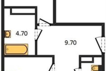 Фото №1: 2-комнатная квартира 67 м², 16/16 эт. - Краснодар, мкр. жилой комплекс Самолёт, ул. Западный Обход, 39/2к2