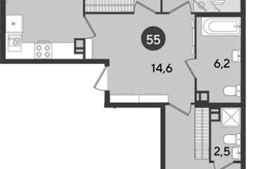 Фото №1: 3-комнатная квартира 92 м², 5/9 эт. - Краснодар, мкр. Парк Победы,