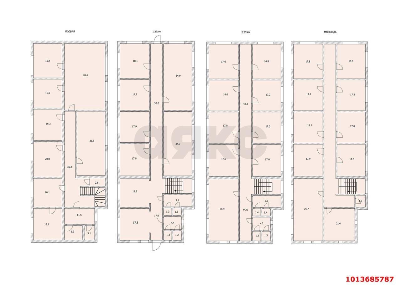 Фото №3: Торговое помещение 987&nbsp;м², 1/4&nbsp;эт. - Краснодар, мкр. Западный внутригородской округ, ул. Пашковская, 41