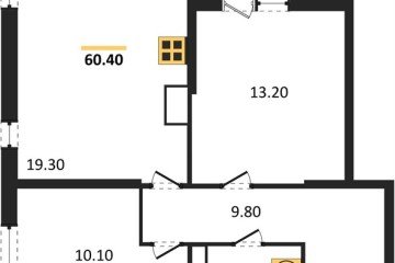 Фото №1: 2-комнатная квартира 60 м², 14/16 эт. - Краснодар, мкр. жилой комплекс Самолёт-6,