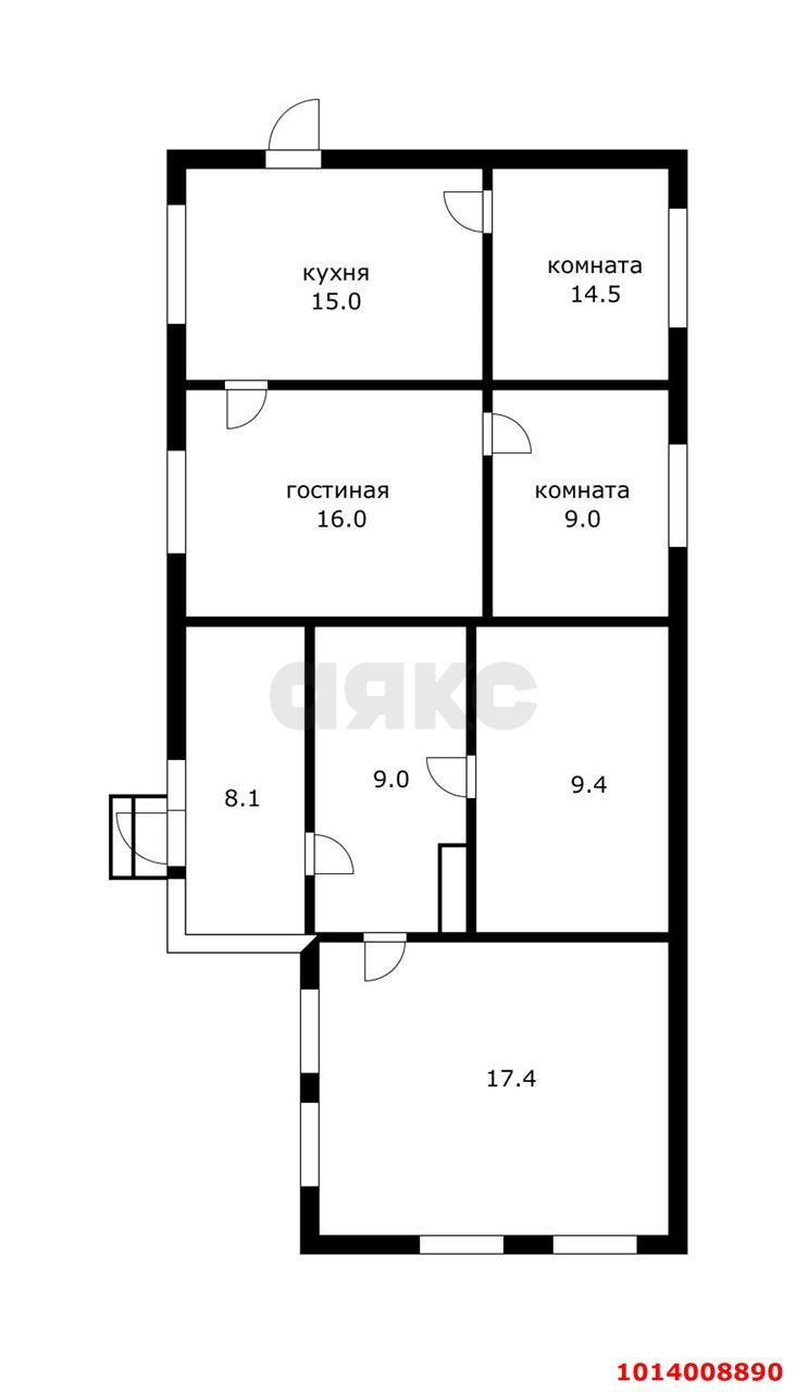 Фото №10: Дом 44&nbsp;м² + 10&nbsp;сот., 1&nbsp;эт. - Краснодар, Карасунский внутригородской округ, ж/м Пашковский, ул. имени Евдокии Бершанской, 287