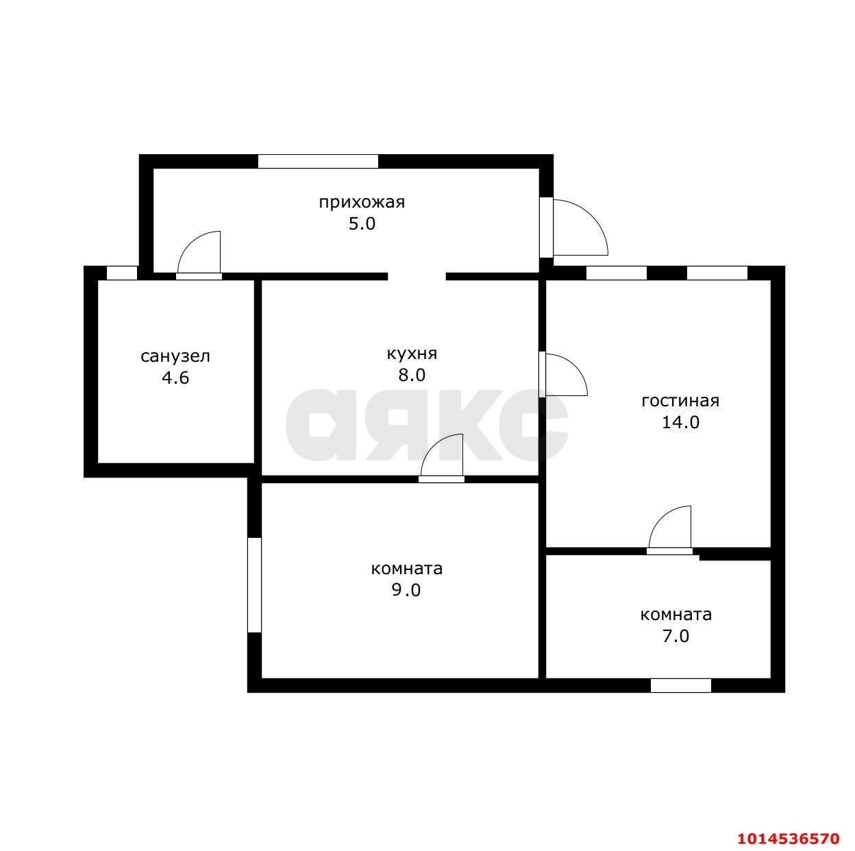 Фото №8: Часть дома 50&nbsp;м² + 4&nbsp;сот., 1&nbsp;эт. - Краснодар, Центральный внутригородской округ, мкр. Черёмушки, ул. Кубанская, 29