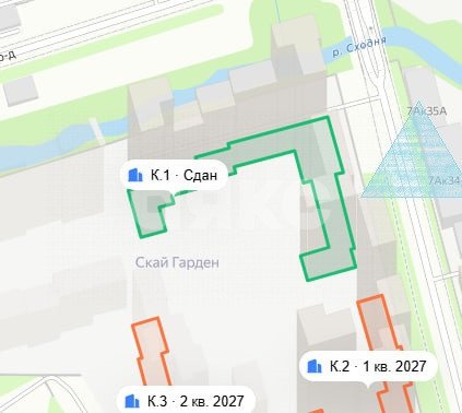 Фото №37: 2-комнатная квартира 50&nbsp;м², 24/44&nbsp;эт. - Москва, ЖК Скай Гарден, Покровское-Стрешнево, мкр. жилой комплекс Скай Гарден, пр-д Строительный, 9с6