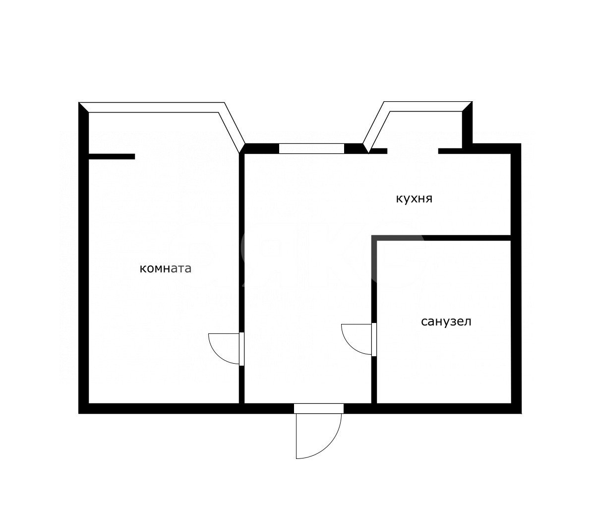Фото №39: 1-комнатная квартира 46&nbsp;м², 4/17&nbsp;эт. - Сочи, Хостинский, мкр. Яна Фабрициуса, ул. Яна Фабрициуса, 2/23М