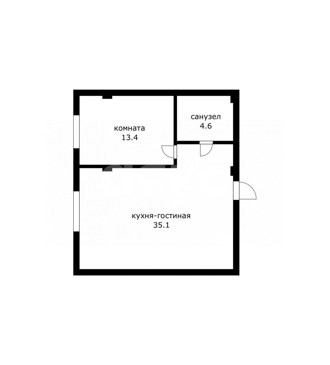 Фото №21: 2-комнатная квартира 53&nbsp;м², 2/5&nbsp;эт. - Сочи, Центральный, мкр. Новый Сочи, пер. Рахманинова, 39/10