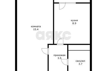 Фото №1: 1-комнатная квартира 31&nbsp;м², 2/26&nbsp;эт. - Краснодар, мкр. ЖК Абрикосово, ул. имени Героя Георгия Бочарникова, 4к1
