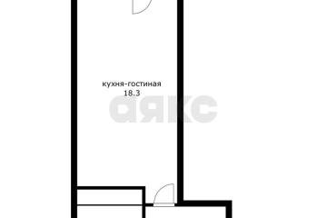 Фото №1: Студия 26 м², 21/24 эт. - Краснодар, мкр. ЖК Абрикосово, ул. имени Героя Георгия Бочарникова, 4к1