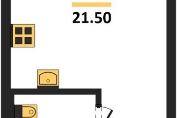 Фото №1: Студия 21 м², 16/18 эт. - Краснодар, мкр. квартал Самолёт 7,