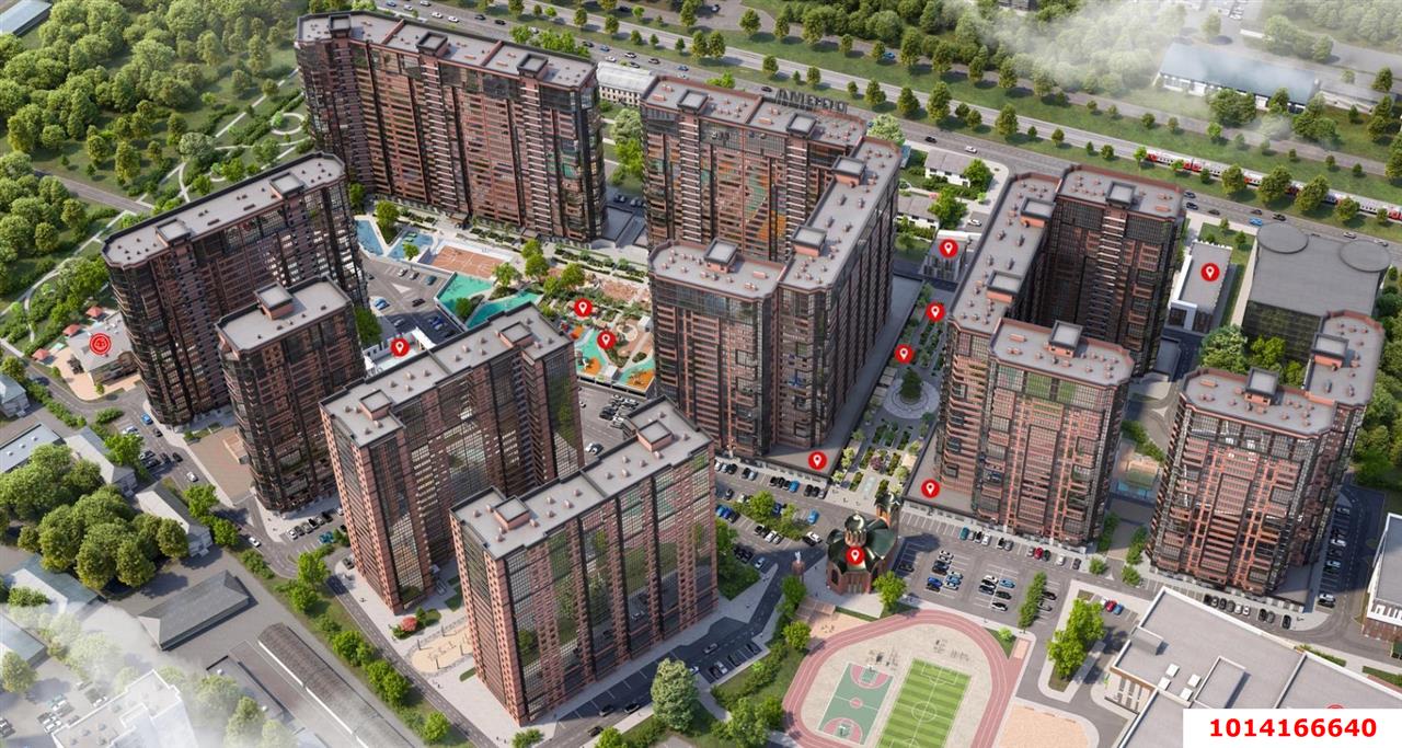 Фото №4: 1-комнатная квартира 36&nbsp;м², 18/24&nbsp;эт. - Краснодар, Карасунский внутригородской округ, мкр. Черёмушки, ул. Новороссийская, 102/8
