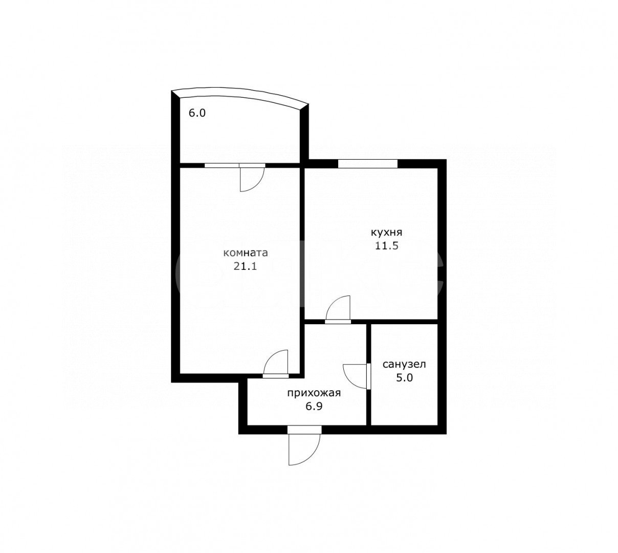 Фото №24: 1-комнатная квартира 44&nbsp;м², 8/20&nbsp;эт. - Сочи, Центральный, Гагарина, мкр. жилой комплекс На Красноармейской, ул. Виноградная, 2/2с3