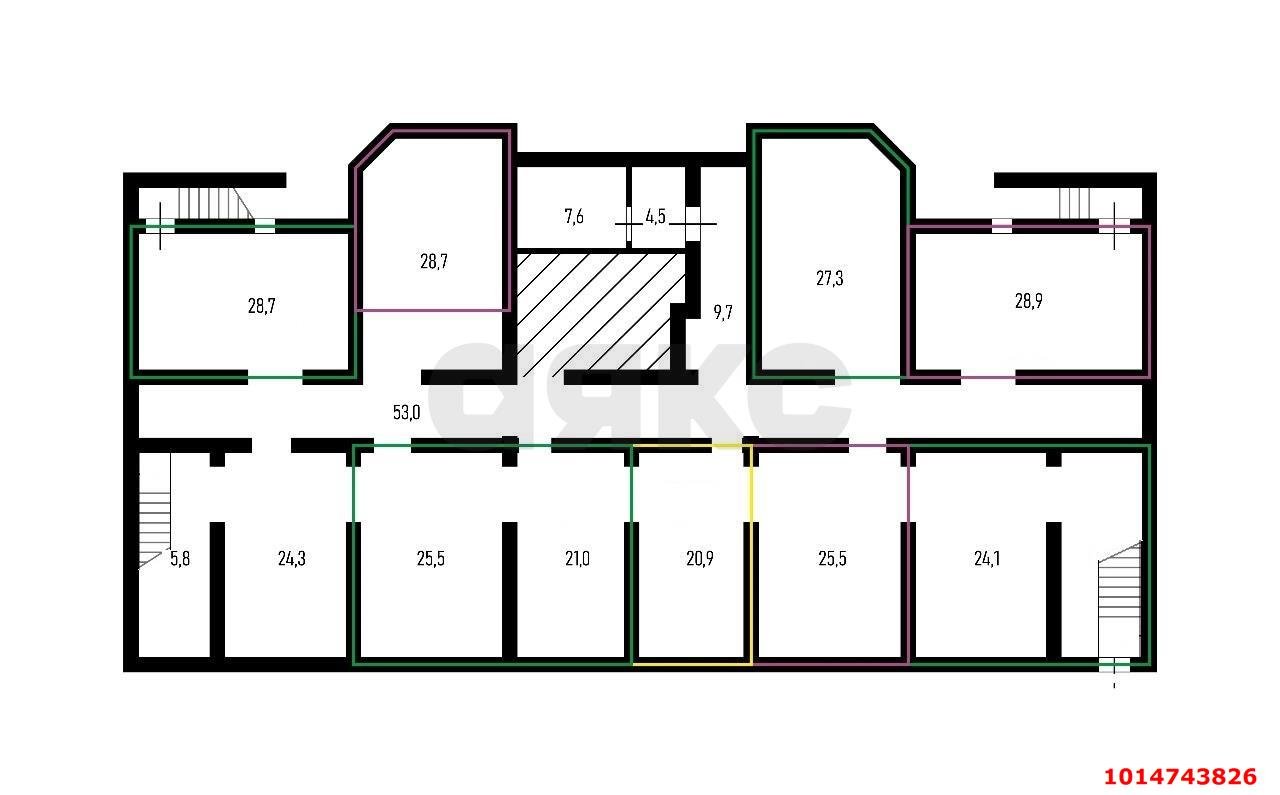 Фото №13: Торговое помещение 713&nbsp;м², 16&nbsp;эт. - Краснодар, мкр. Западный внутригородской округ, ул. Бабушкина, 295