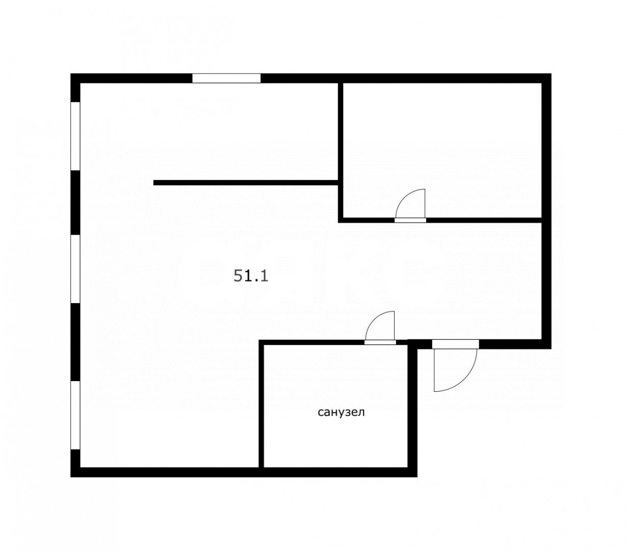 Фото №28: 3-комнатная квартира 51&nbsp;м², 1/8&nbsp;эт. - Сочи, Центральный, мкр. Заречный, ул. Голенева, 17/4