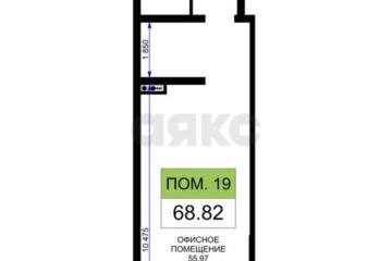 Фото №1: Торговое помещение 63&nbsp;м², 1/24&nbsp;эт. - Краснодар, мкр. Школьный, ул. Школьная, 1