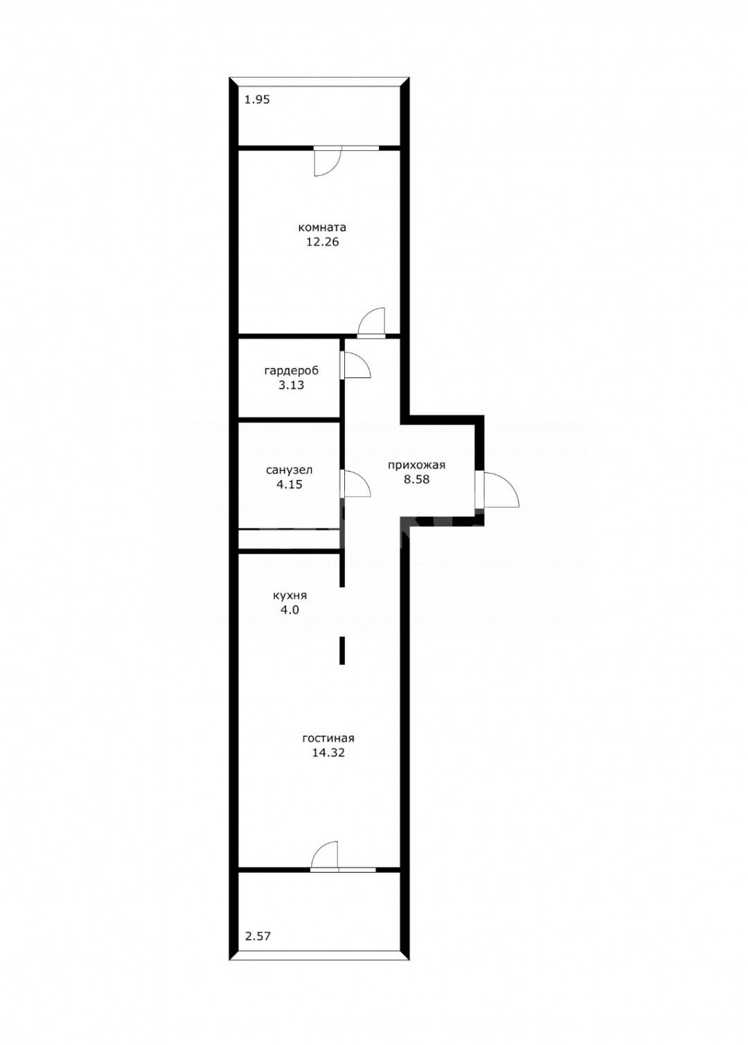 Фото №22: 2-комнатная квартира 50&nbsp;м², 5/12&nbsp;эт. - Сочи, Хостинский, жилой комплекс Кислород, мкр. Бытха, ул. Ясногорская, 16/2к6