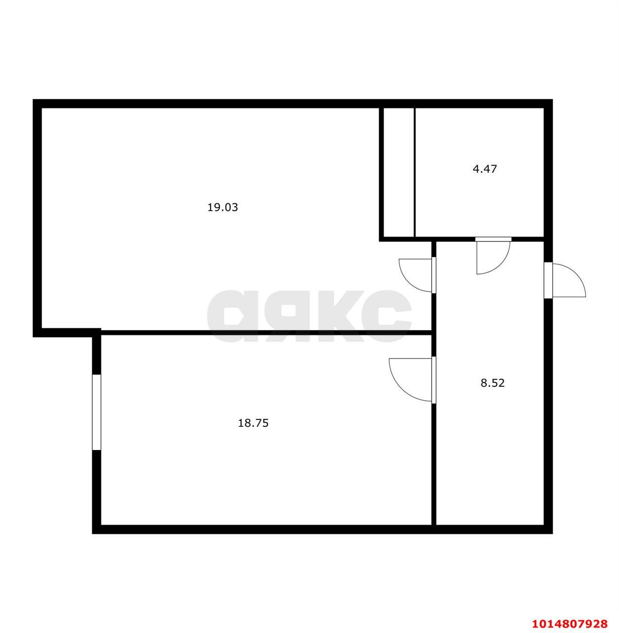 Фото №14: 1-комнатная квартира 50&nbsp;м², 2/16&nbsp;эт. - Краснодар, Западный внутригородской округ, мкр. ЖК Аврора, ул. имени Дзержинского, 95