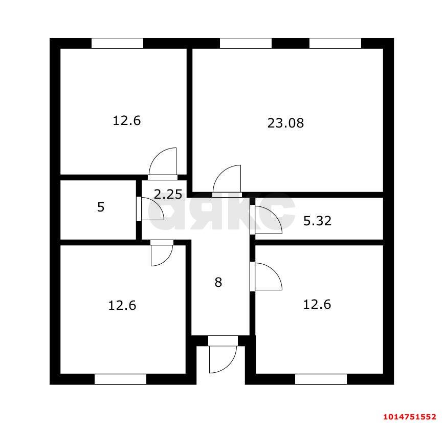 Фото №11: Дом 82&nbsp;м² + 5&nbsp;сот., 1&nbsp;эт. - Васюринская, счт Строитель, ул. Персиковая, 32