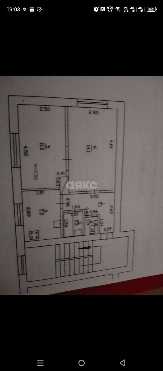 Фото №14: 2-комнатная квартира 38&nbsp;м², 2/2&nbsp;эт. - Горячий Ключ, мкр. Курортная Зона, ул. Ленина, 167А