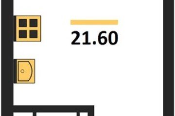 Фото №1: Студия 21 м², 5/16 эт. - Краснодар, мкр. Догма Парк,