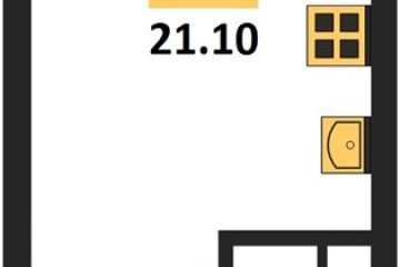 Фото №1: Студия 21 м², 9/16 эт. - Краснодар, мкр. Догма Парк,