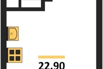 Фото №1: Студия 22 м², 5/16 эт. - Краснодар, мкр. Догма Парк,