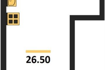 Фото №1: Студия 26 м², 5/16 эт. - Краснодар, мкр. Догма Парк,
