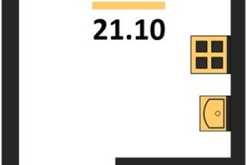 Фото №1: Студия 21 м², 10/16 эт. - Краснодар, мкр. Догма Парк,