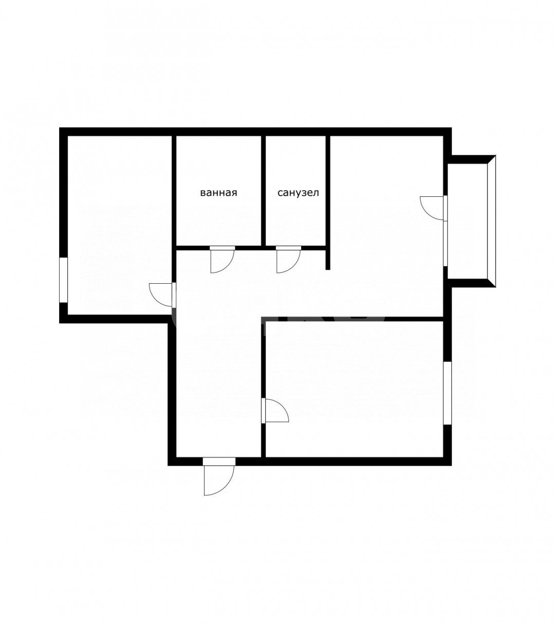 Фото №36: 2-комнатная квартира 65&nbsp;м², 5/5&nbsp;эт. - Красная Поляна, мкр. курорт Красная Поляна, ул. Ачишховская, 68к3
