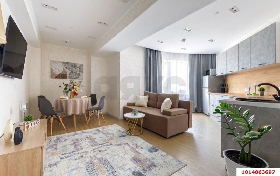 Фото №1: Апартаменты 54&nbsp;м², 7/15&nbsp;эт. - Краснодар, Карасунский внутригородской округ, Хлопчато-бумажный Комбинат, мкр. жилой комплекс Гранд Пэлэс, ул. Уральская, 75/6