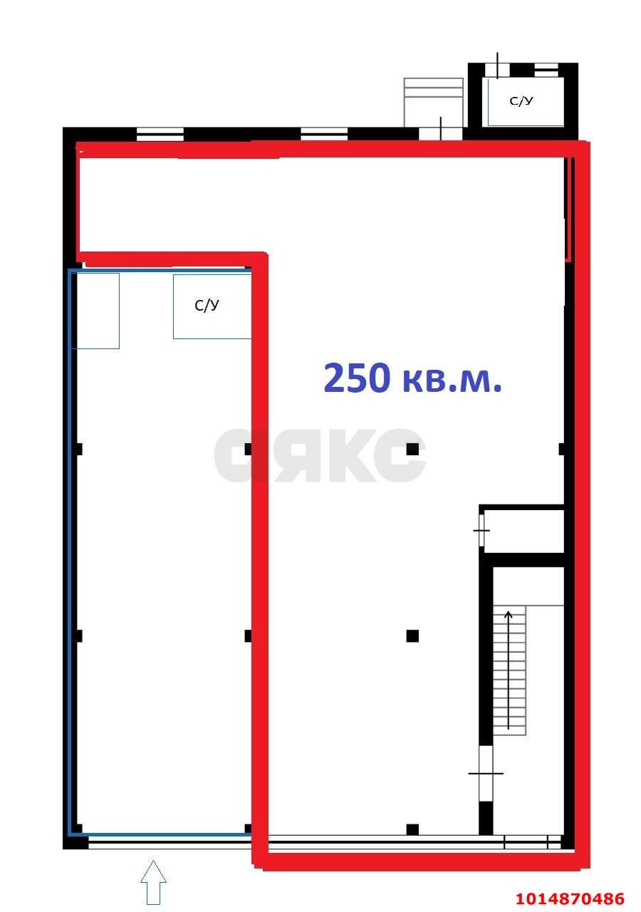 Фото №6: Торговое помещение 250&nbsp;м², 1/2&nbsp;эт. - Краснодар, Прикубанский внутригородской округ, Калинино, мкр. Завод Радиоизмерительных Приборов, ул. Российская, 418
