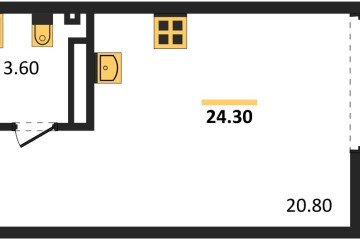 Фото №1: Студия 23 м², 18/18 эт. - Краснодар, мкр. Парк Победы,