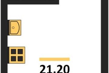 Фото №1: Студия 21 м², 9/16 эт. - Краснодар, мкр. Догма Парк, ул. Марины Цветаевой, 33