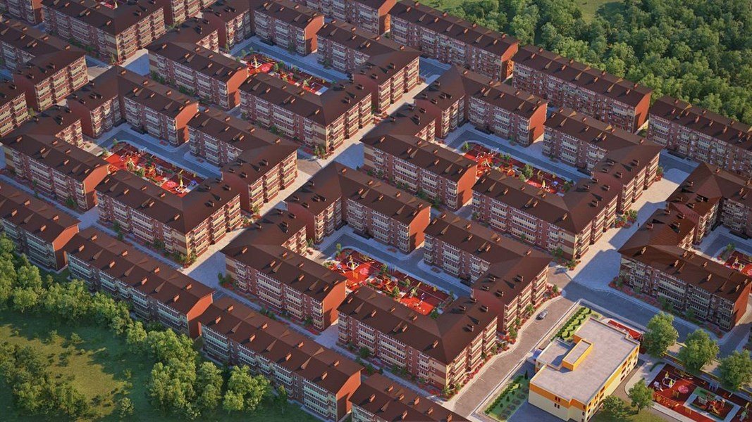 Фото №2: Студия 24&nbsp;м², 4/5&nbsp;эт. - Яблоновский, мкр. ЖК Дарград, ул. Тургеневское Шоссе, 33/4к47