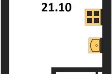 Фото №1: Студия 21 м², 13/16 эт. - Краснодар, мкр. Догма Парк, ул. Марины Цветаевой, 34