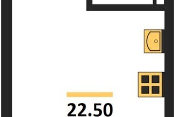 Фото №1: Студия 22 м², 14/16 эт. - Краснодар, мкр. Догма Парк, ул. Марины Цветаевой, 34