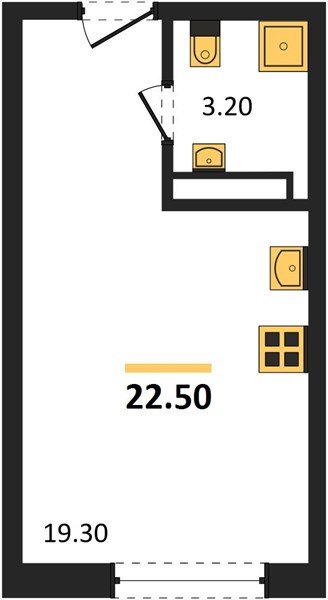 Фото №1: Студия 22&nbsp;м², 14/16&nbsp;эт. - Краснодар, Прикубанский внутригородской округ, мкр. Догма Парк, ул. Марины Цветаевой, 34