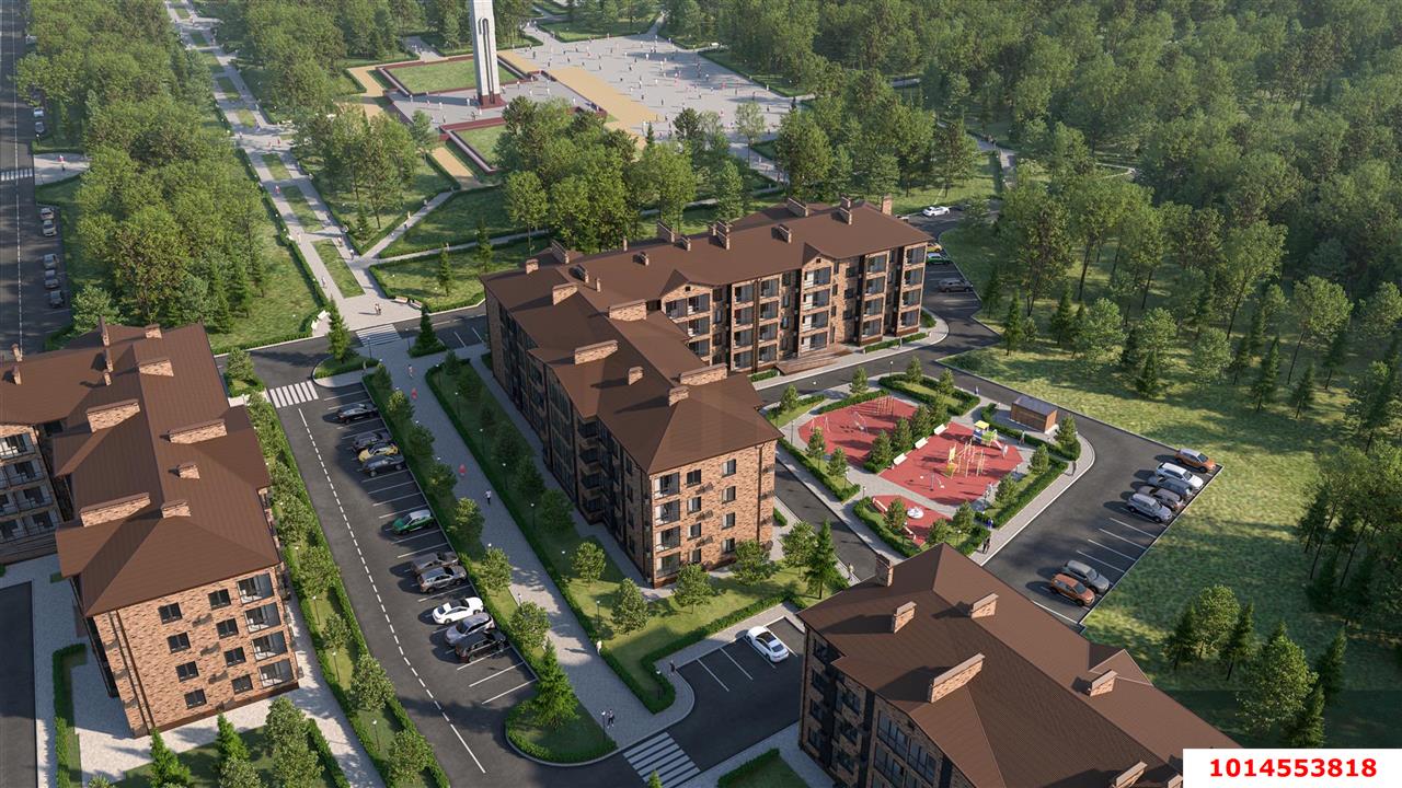 Фото №4: 3-комнатная квартира 68&nbsp;м², 2/4&nbsp;эт. - Адыгейск, мкр. ЖК Парковый, пр-кт Ленина, 21/7