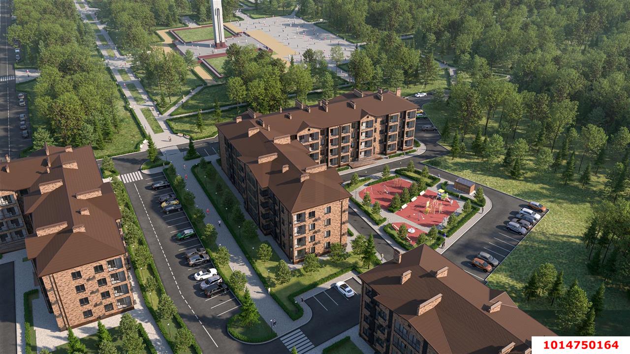 Фото №3: 2-комнатная квартира 47&nbsp;м², 3/4&nbsp;эт. - Адыгейск, мкр. ЖК Парковый, пр-кт Ленина, 21/7