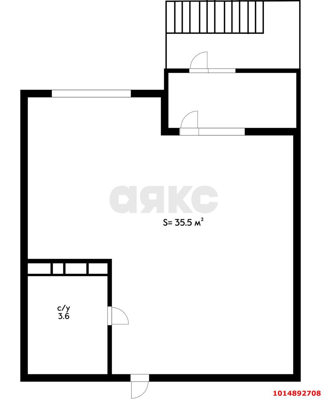 Фото №8: Торговое помещение 35&nbsp;м², 1/9&nbsp;эт. - Российский, мкр. Прикубанский внутригородской округ, ул. имени В.М. Комарова, 21Г