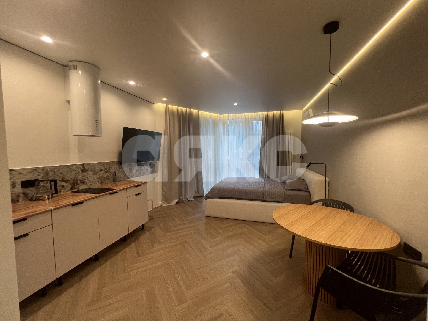 Фото №4: Студия 30&nbsp;м², 5/20&nbsp;эт. - Сочи, р. Центральный, аллея улица  Челтенхема, 18