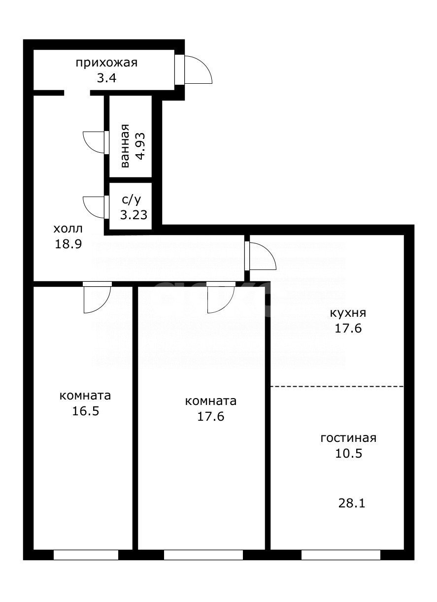 Фото №17: 2-комнатная квартира 89&nbsp;м², 5/7&nbsp;эт. - Дагомыс, р. Лазаревский, ул. Гайдара, 5/5