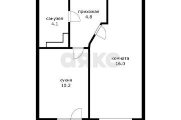Фото №1: 1-комнатная квартира 36 м², 12/12 эт. - Краснодар, мкр. имени Петра Метальникова, ул. Григория Пономаренко, 45