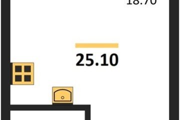 Фото №1: Студия 27 м², 18/18 эт. - Краснодар, мкр. ЖК Первое Место,