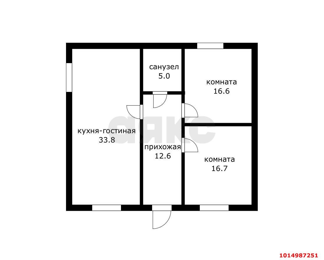 Фото №13: Дом 84&nbsp;м² + 3&nbsp;сот., 1&nbsp;эт. - Старокорсунская, Карасунский внутригородской округ, мкр. КП Зелёный берег, ул. Заозёрная, 24