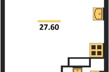 Фото №1: Студия 27 м², 5/16 эт. - Краснодар, мкр. жилой комплекс Самолёт-6,