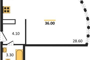 Фото №1: Студия 36 м², 16/16 эт. - Краснодар, мкр. жилой комплекс Самолёт-6,