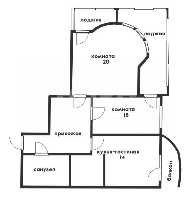 Фото №15: 2-комнатная квартира 60&nbsp;м², 8/9&nbsp;эт. - Геленджик, мкр. Южный, ул. Прасковеевская, 21