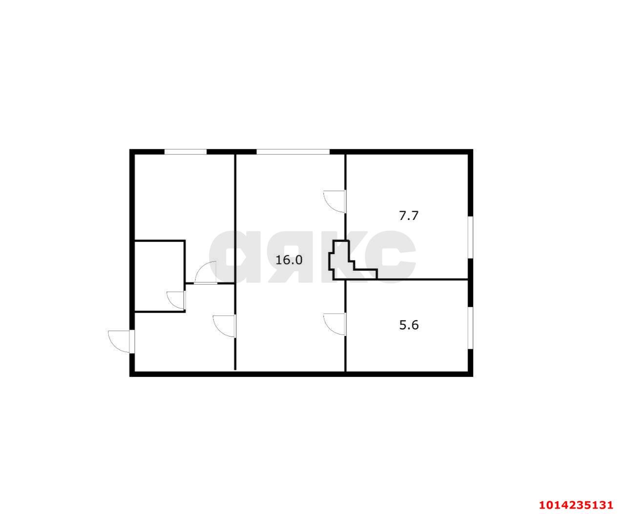 Фото №10: 3-комнатная квартира 42&nbsp;м², 1/2&nbsp;эт. - Краснодар, Карасунский внутригородской округ, ж/м Пашковский, ул. Урожайная, 56