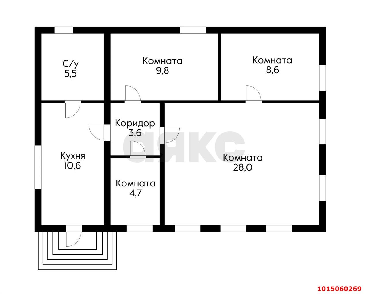 Фото №14: Дом 70&nbsp;м² + 7.75&nbsp;сот., 1&nbsp;эт. - Краснодар, Центральный внутригородской округ, мкр. Черёмушки, ул. Стасова